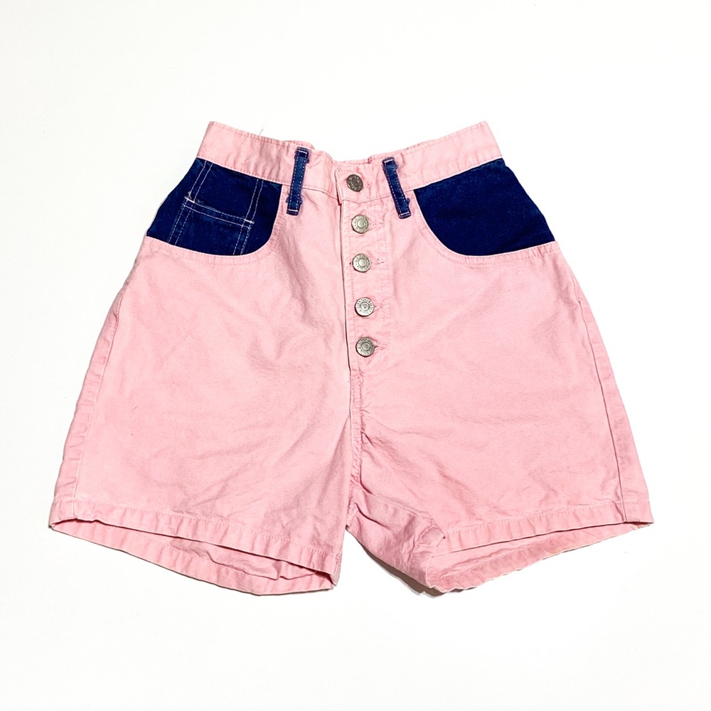 90s guess pink shorts vintage